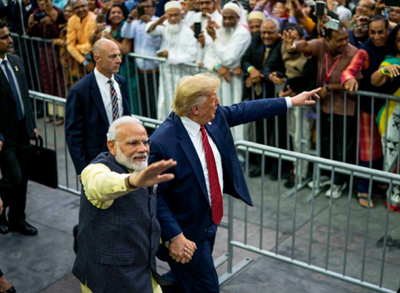DDLJ & Sholay comes up in Trump’s Motera speech